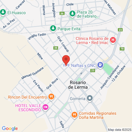 Barber Gauchito Gil map