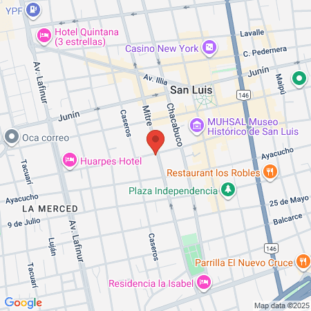 Gimnasio Bien Estar map