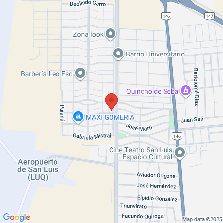 Gracie Barra San Luis map