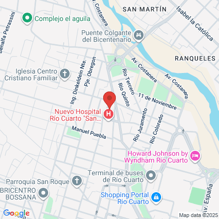 Nueva Vida Centro De Rehabilitación Neurológica map