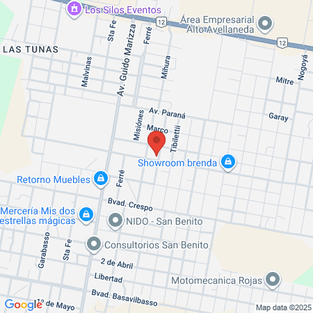 Uñas Y Pestañas map