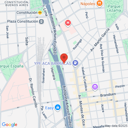 Kinecem Rehabilitación Kinesiológica map