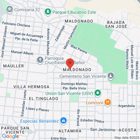 O D Servicio De Belleza Integral map