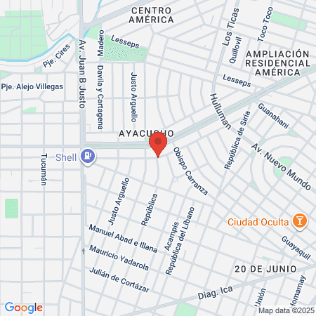 Peluquería Roma map