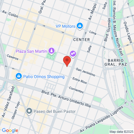 Peluquería Unisex M And M map