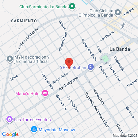 Estilista Noraly map