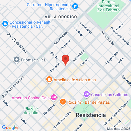 Veterinaria Pequeños Amigos map