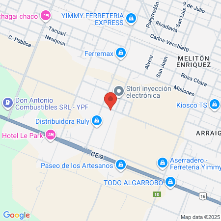 Veterinaria El Arriero map