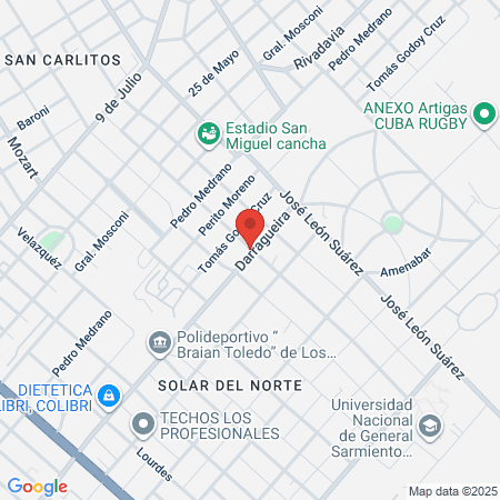 Local Uno Barberia map