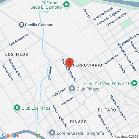 Los Pibes Barber map