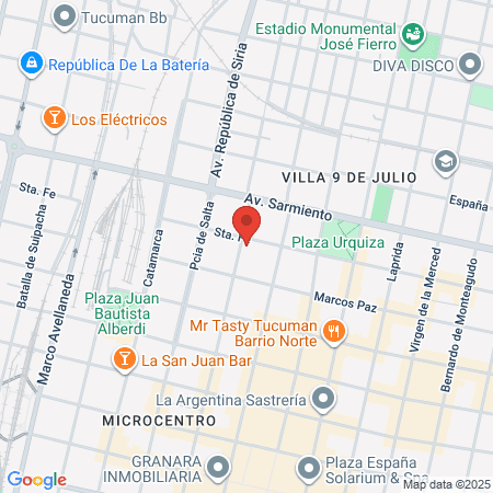 Escuela De Danzas Dilshad map