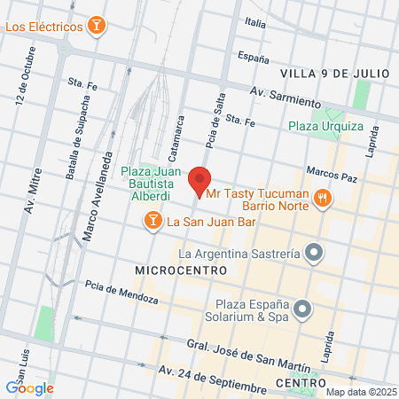 Centro De Osteopatía Tucumán map