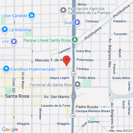 Gimnasio Pato Gym map