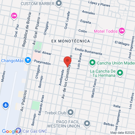 Barbería Argentobarber map