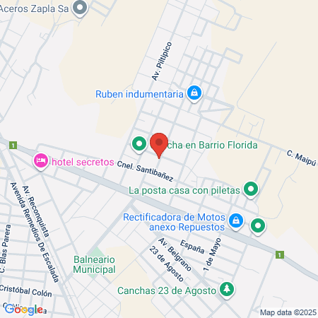 La Chino Barbers map