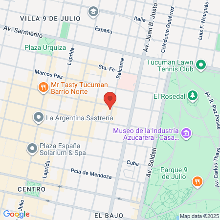 Dra Olga Romano Dr Carlos N Soriano map