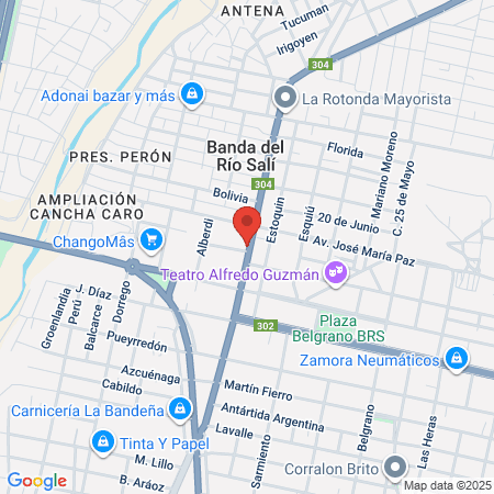 Dra Silvana García Fernandez map