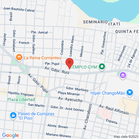 Clínica Del Pilar map