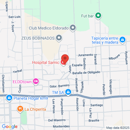 Centro Medico Ex Buddenberg map