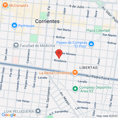 Consultorio Dental map