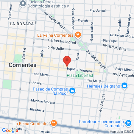 Centro De Columna Corrientes map
