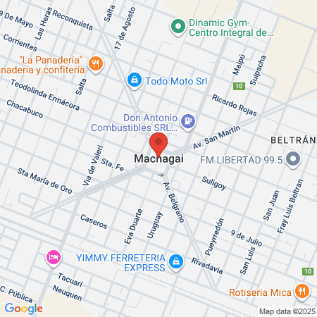 Consultorios Paraguay map