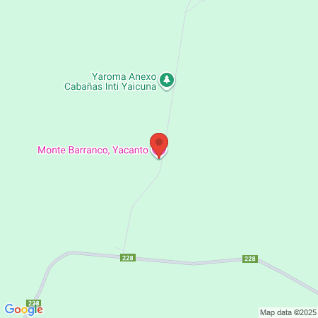 Monte Barranco Yacanto map