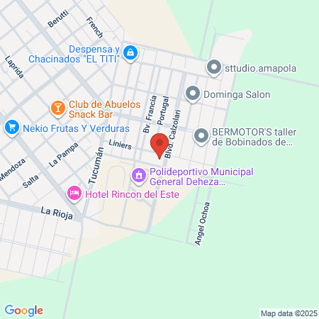 Kinesiologo General Deheza map