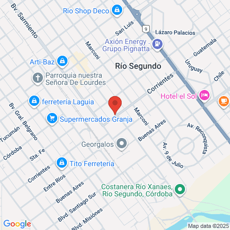 Clínica Privada Sarmiento map