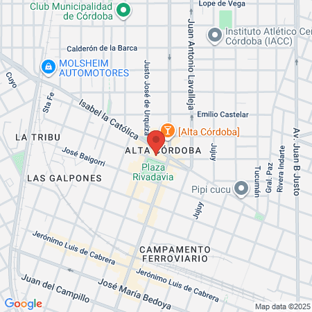 Consultorio De Ojos Reyes Giobellina Alta Córdoba map