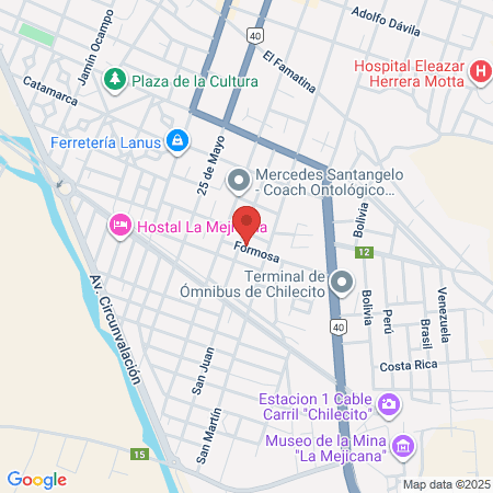 Luis Agote Hospital map