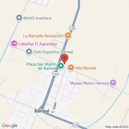 Emergencias Rawson map