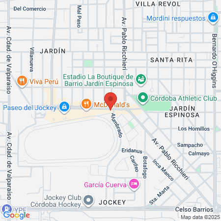 Veterinaria Alem Paseo Del Jockey map