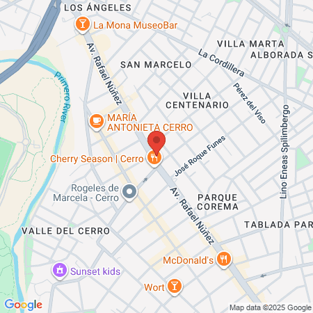 Veterinaria Alem Sucursal Rafael Nuñez map