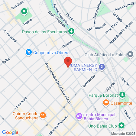 Misión Gimnasio map