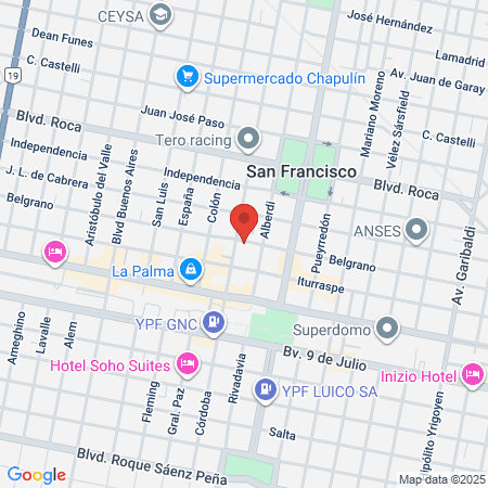 Mre Estilistas General Paz map