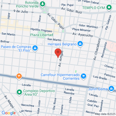 Cancha El Monumental map