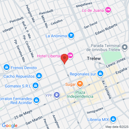 Gimnasio Saludable Sec Trelew map