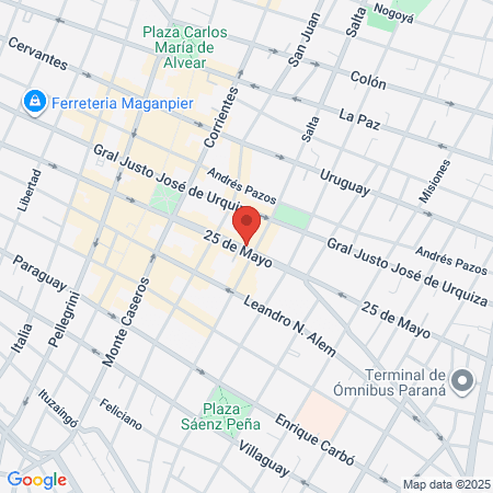 Green Centro De Entretenimiento map