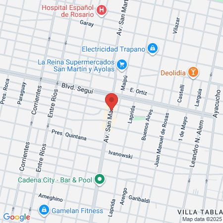 Clinica San Martin map