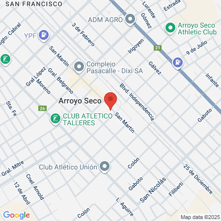 Dra Carolina Gomez map