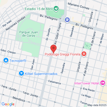 C I P Podóloga Viviana I Pugh map