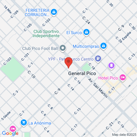 Virginia Romano Odontologa map