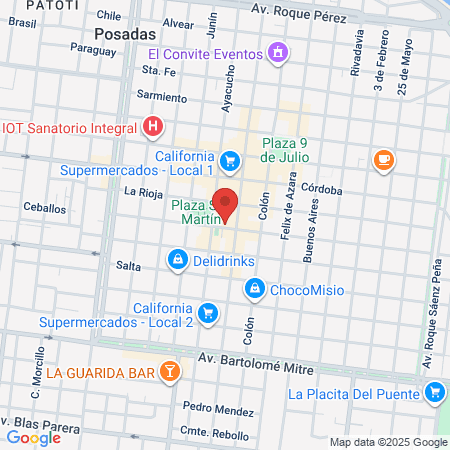Gimnasio 33 map
