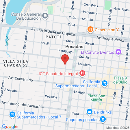 Gimnasio Coraje Defensa Personal Posadas map