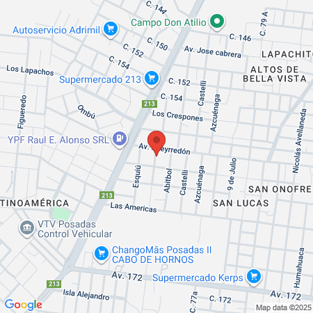 Boxeo Itati Polo map