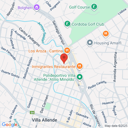 Consultorios Dean Funes map