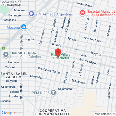 Oralica Centro Integral Odontológico map