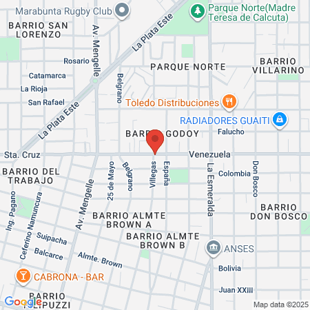 Sir Ferdinand Barber Shop map