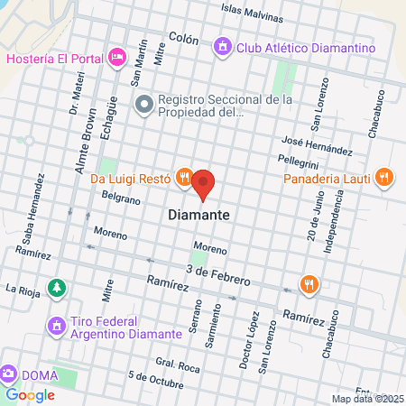 Consultorios Médicos Diamante map